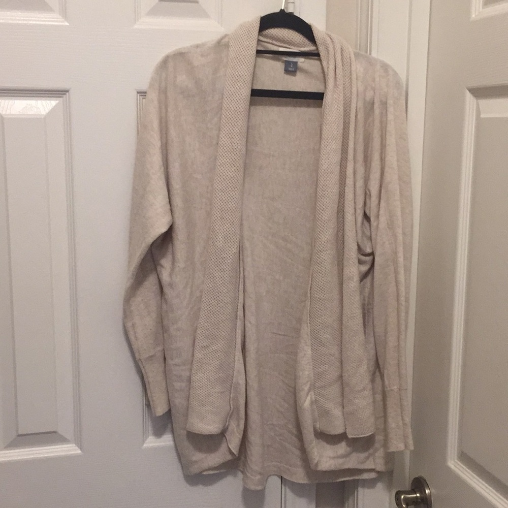 Tan cardigan